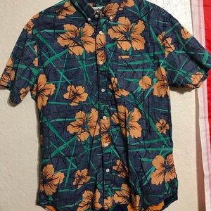 floral button down shirt